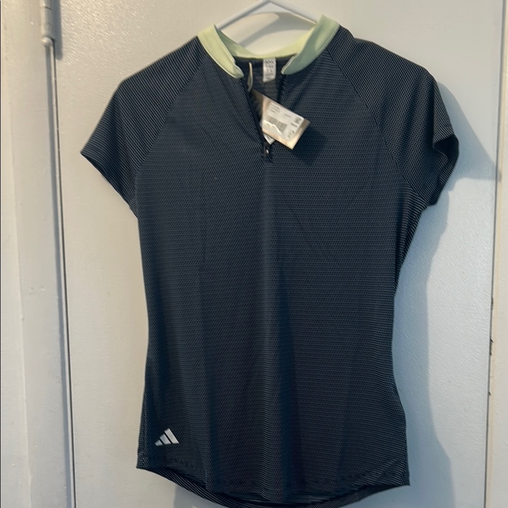 Adidas Green and Blue Performance Jersey